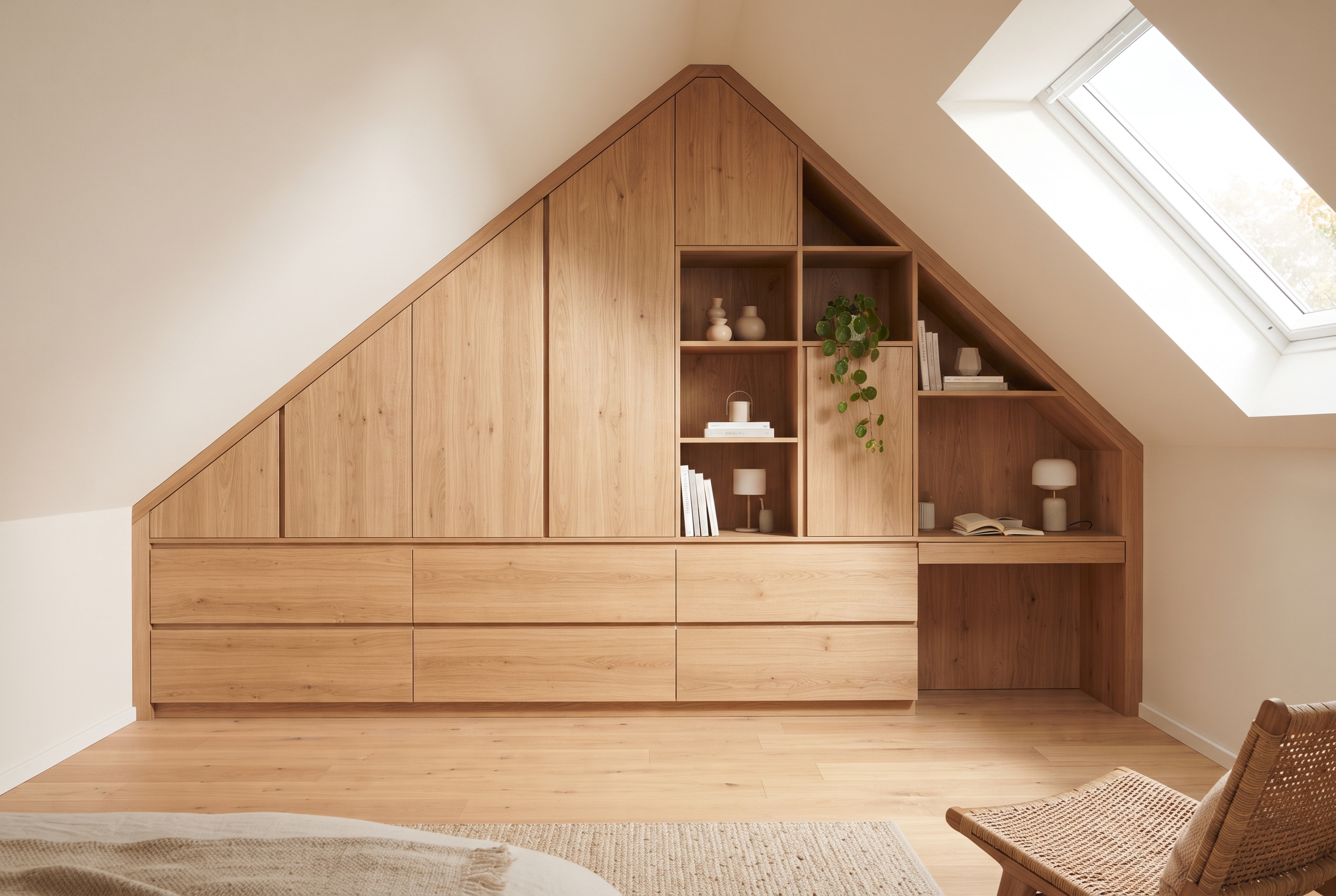 Einbauschrank Eiche